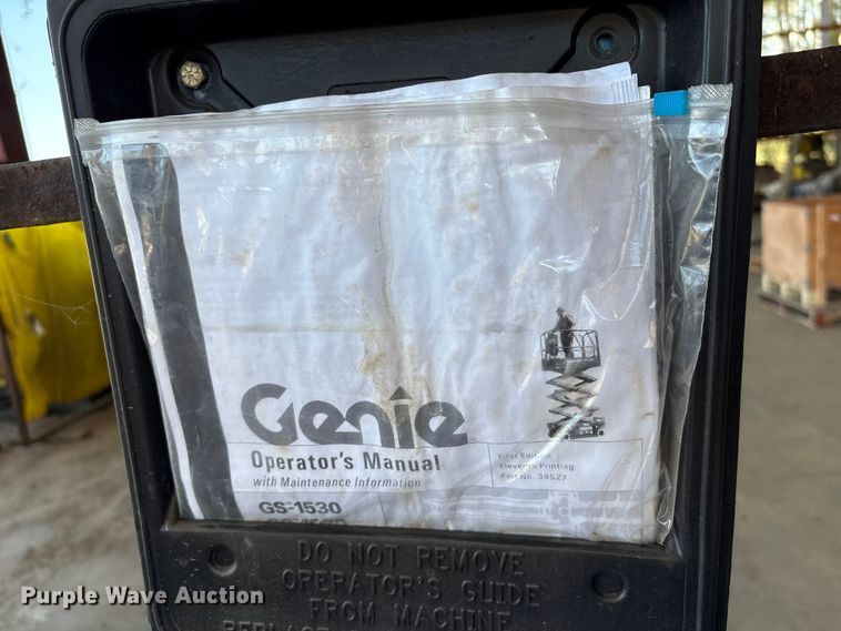 image for item EA7035 Genie 1930 scissor lift