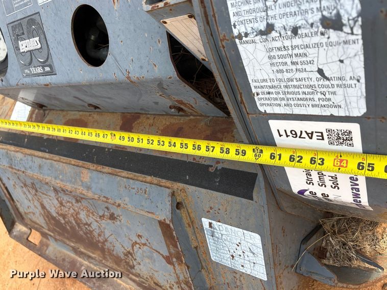 image for item EA7611 Loftness Carbide cutter 53CCH skid steer mulcher