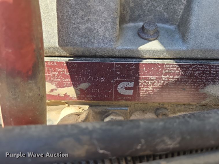 image for item EB1054 1998 Kenworth W900 ready mix truck