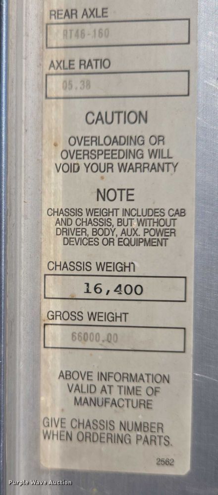 image for item EB1054 1998 Kenworth W900 ready mix truck