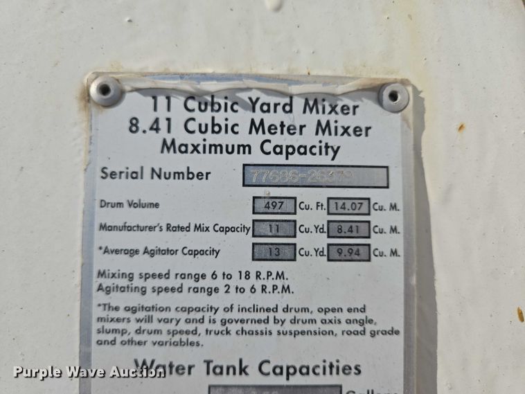 image for item EB1056 2006 Kenworth W900 ready mix truck