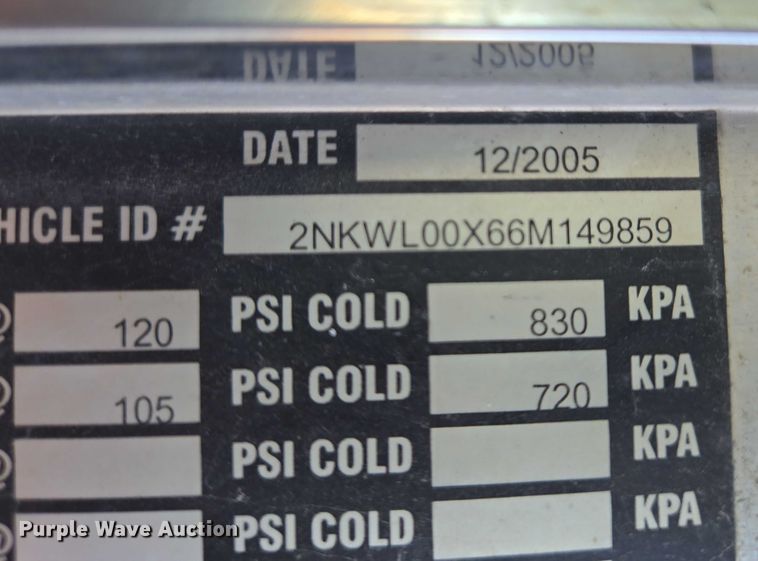 image for item EB1059 2006 Kenworth W900 ready mix truck