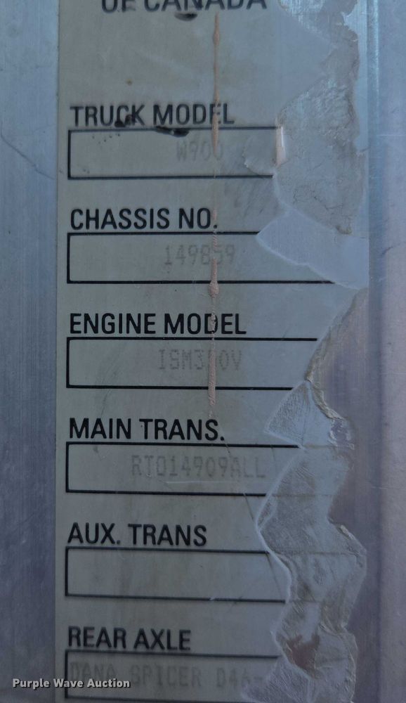 image for item EB1059 2006 Kenworth W900 ready mix truck