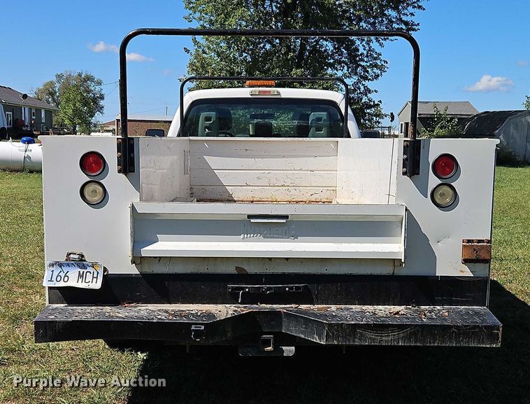 image for item EB8326 2012 Ford F350 Super Duty SuperCab utility bed pickup truck