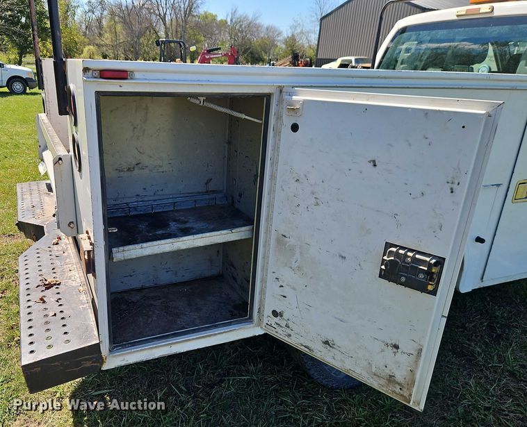 image for item EB8326 2012 Ford F350 Super Duty SuperCab utility bed pickup truck