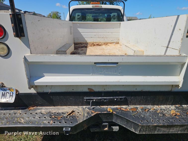 image for item EB8326 2012 Ford F350 Super Duty SuperCab utility bed pickup truck