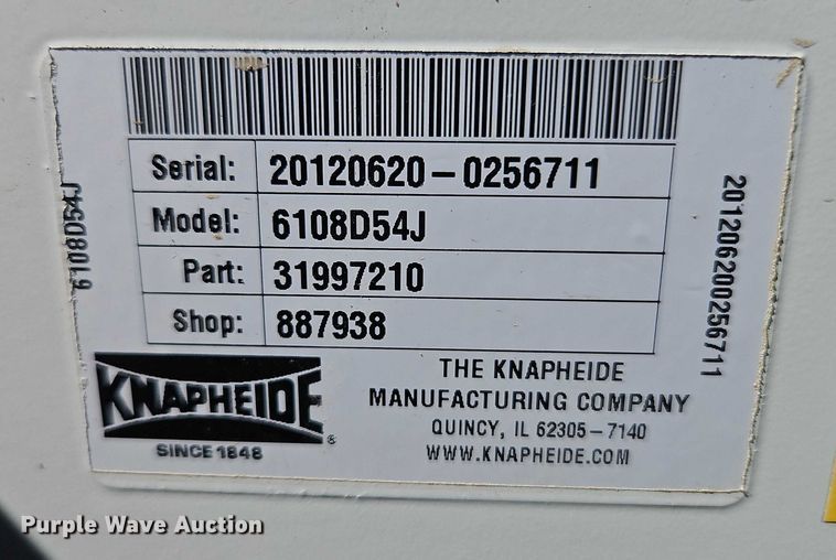 image for item EB8326 2012 Ford F350 Super Duty SuperCab utility bed pickup truck