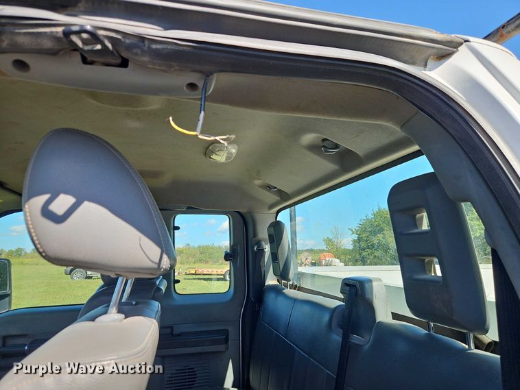 image for item EB8326 2012 Ford F350 Super Duty SuperCab utility bed pickup truck