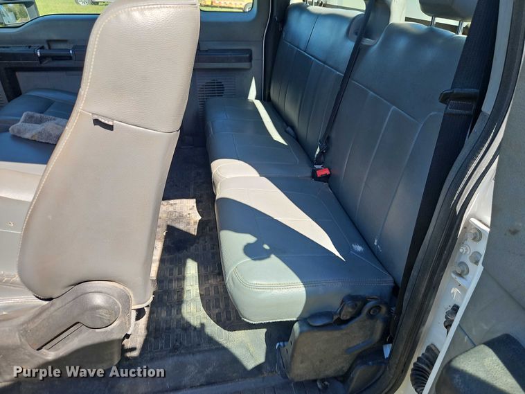 image for item EB8326 2012 Ford F350 Super Duty SuperCab utility bed pickup truck