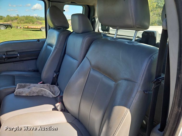 image for item EB8326 2012 Ford F350 Super Duty SuperCab utility bed pickup truck