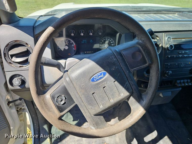 image for item EB8326 2012 Ford F350 Super Duty SuperCab utility bed pickup truck