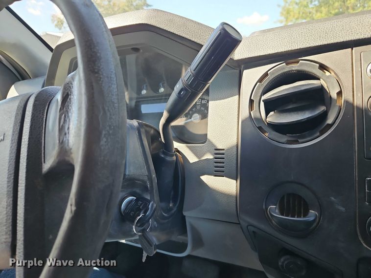 image for item EB8326 2012 Ford F350 Super Duty SuperCab utility bed pickup truck