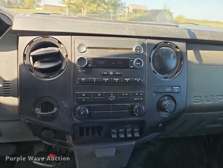 image for item EB8326 2012 Ford F350 Super Duty SuperCab utility bed pickup truck