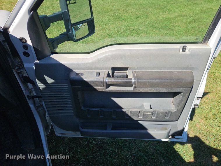 image for item EB8326 2012 Ford F350 Super Duty SuperCab utility bed pickup truck