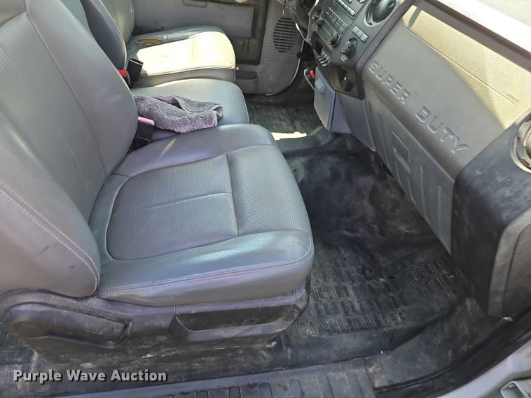 image for item EB8326 2012 Ford F350 Super Duty SuperCab utility bed pickup truck