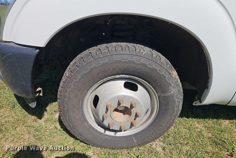 image for item EB8326 2012 Ford F350 Super Duty SuperCab utility bed pickup truck