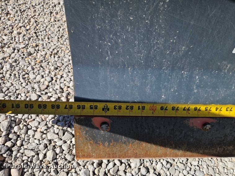 image for item EB8411 TMG Industrial DB86 skid steer snow plow