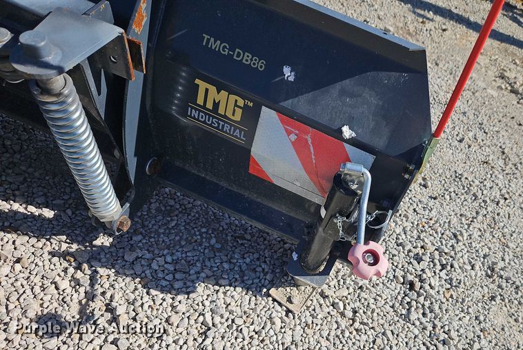 image for item EB8411 TMG Industrial DB86 skid steer snow plow