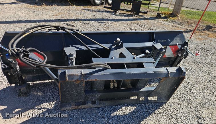 image for item EB8411 TMG Industrial DB86 skid steer snow plow
