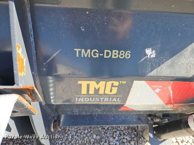 image for item EB8411 TMG Industrial DB86 skid steer snow plow