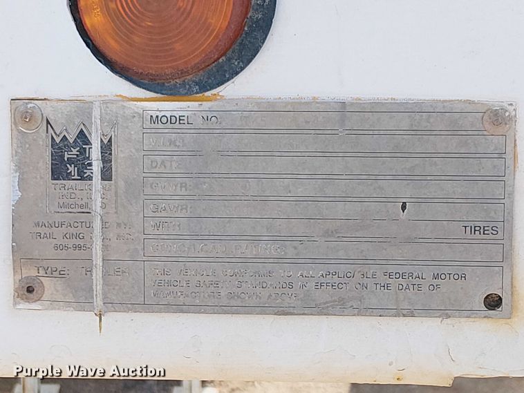 image for item EC1232 1999 Trail King TK54BDL-422 bottom dump trailer