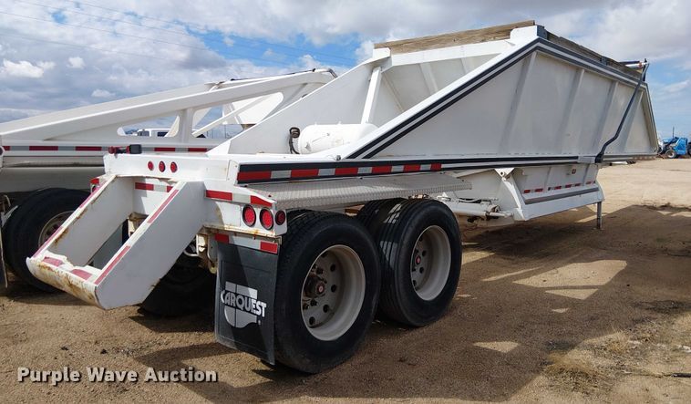 image for item EC1233 1999 Red River bottom dump trailer