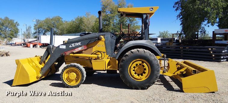 image for item EC1255 2012 John Deere 210K landscape tractor