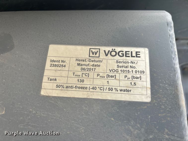 image for item EC3858 2017 Vogele SUPER 1703-3i paver
