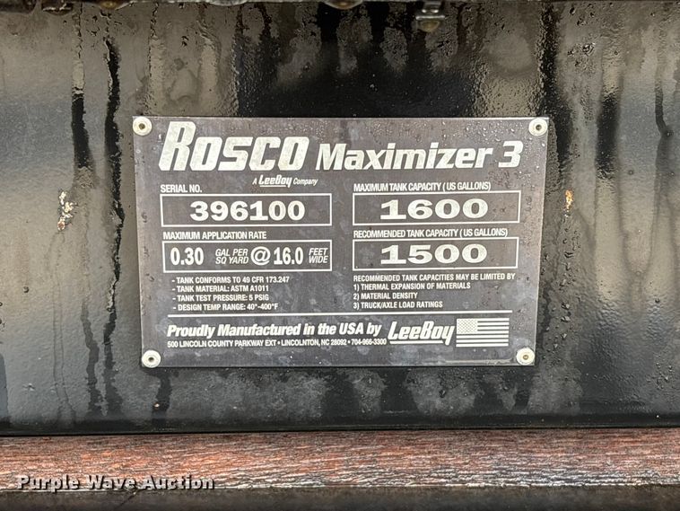 image for item EC3859 2024 Mack MD truck with Rosco tack distributor