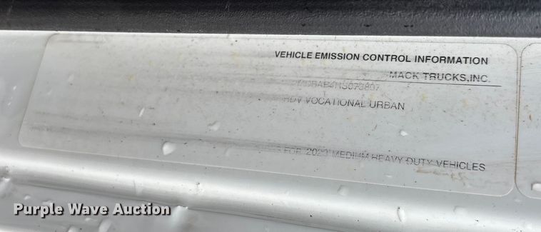 image for item EC3859 2024 Mack MD truck with Rosco tack distributor