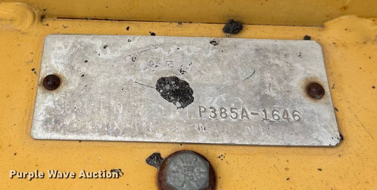 image for item EC3860 2015 Weiler P385A paver