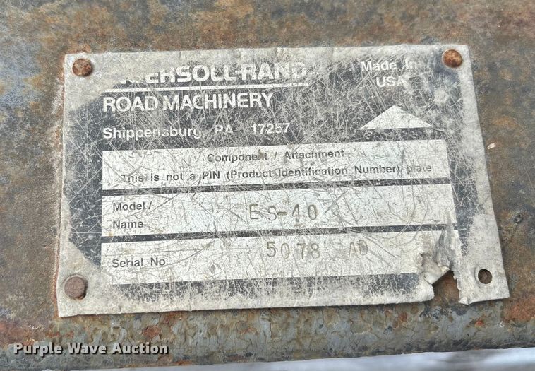 image for item EC3861 Ingersoll-Rand ES-40 paver
