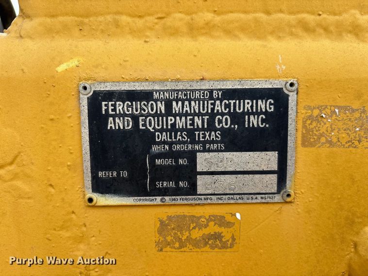 image for item EC3864 Ferguson 58B double drum roller