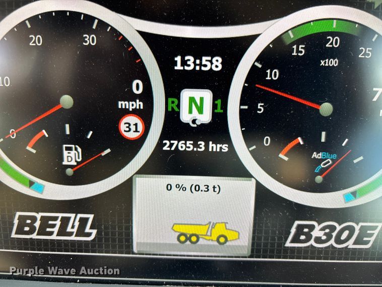 image for item EC3867 2023 Bell B30E WDB articulated haul truck