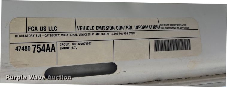 image for item EC3869 2016 RAM 5500  bucket truck