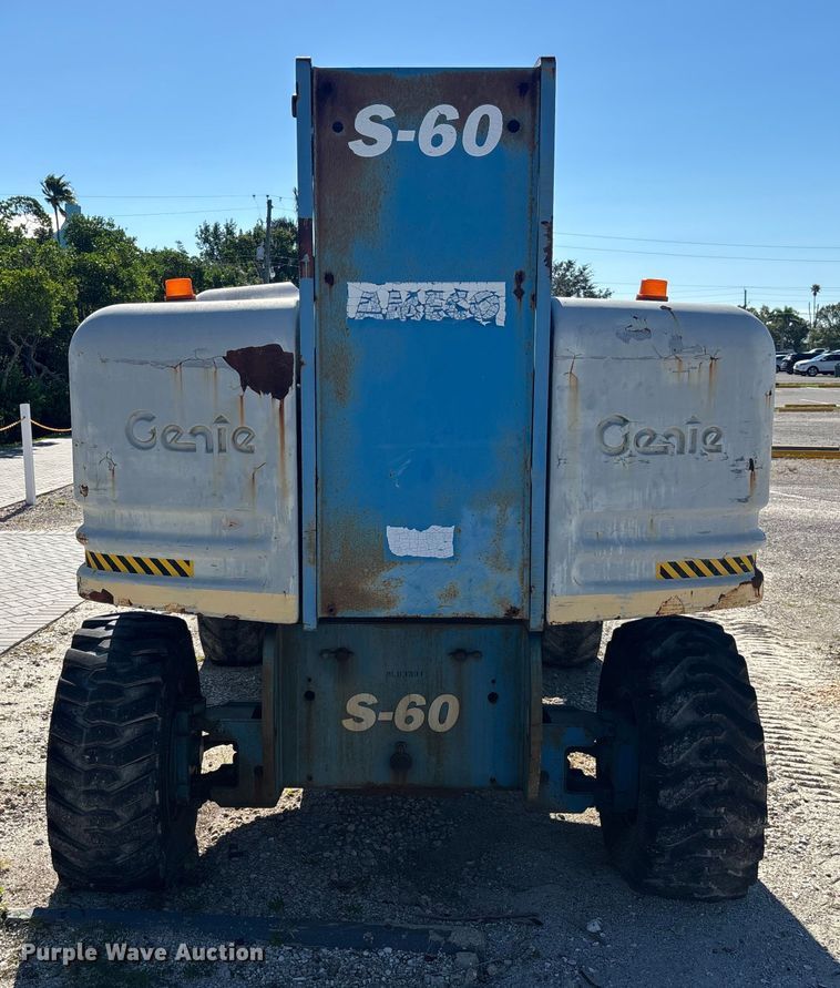 image for item EC3871 1999 Genie S-60 boom lift