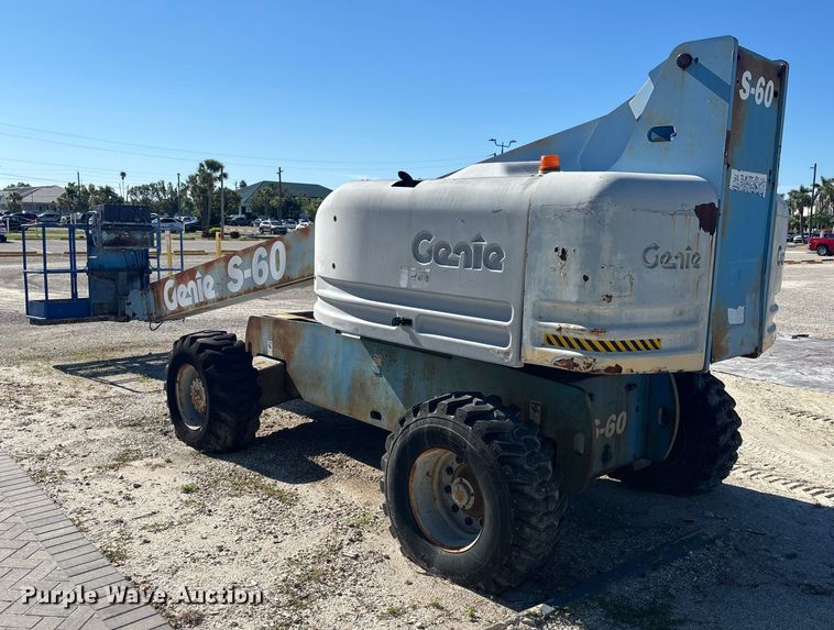 image for item EC3871 1999 Genie S-60 boom lift