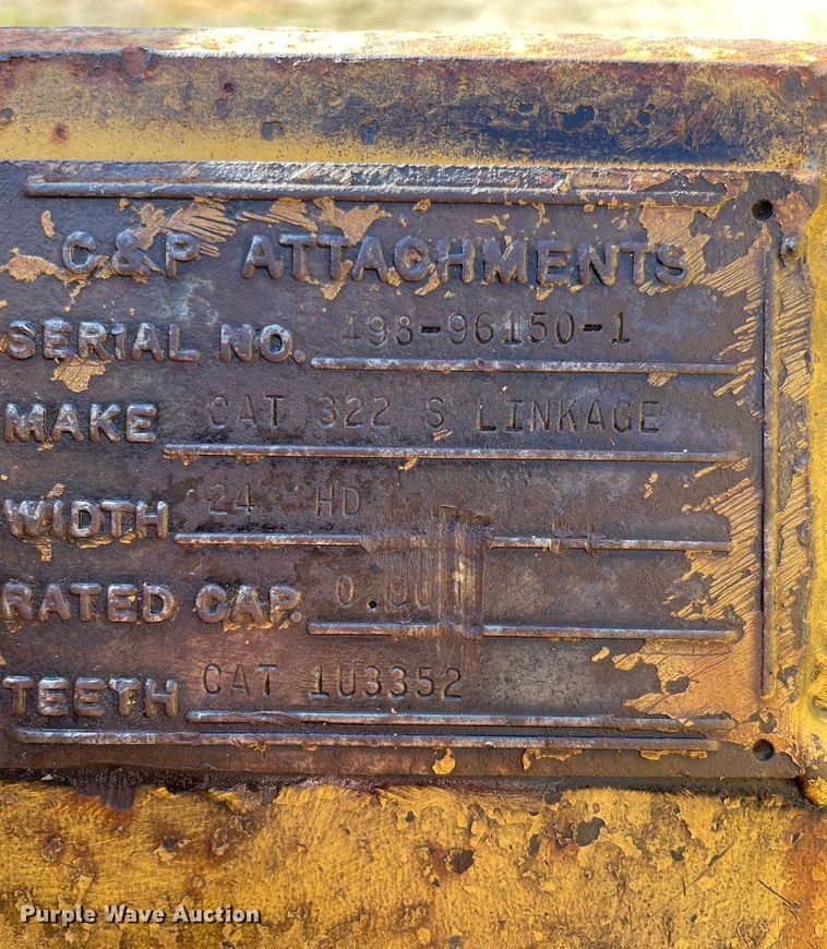 image for item EC3875 Caterpillar excavator bucket