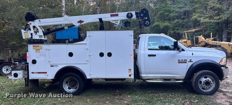 image for item EC3886 2018 RAM 5500 utility / service truck