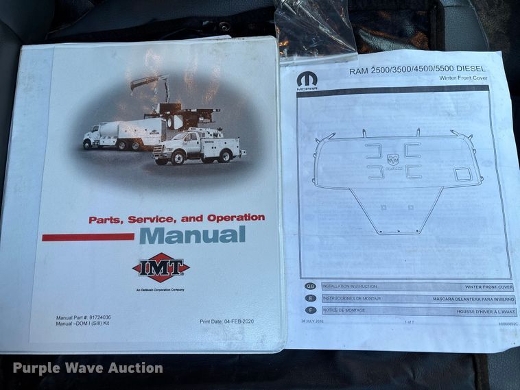 image for item EC3886 2018 RAM 5500 utility / service truck