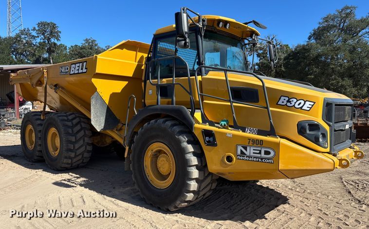 image for item EC3887 2023 Bell B30E articulated haul truck