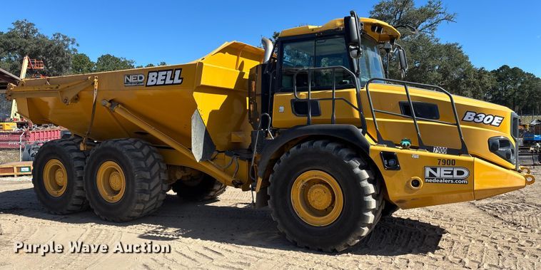 image for item EC3887 2023 Bell B30E articulated haul truck