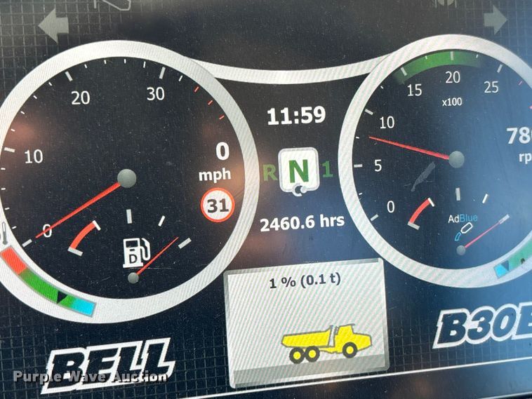 image for item EC3887 2023 Bell B30E articulated haul truck