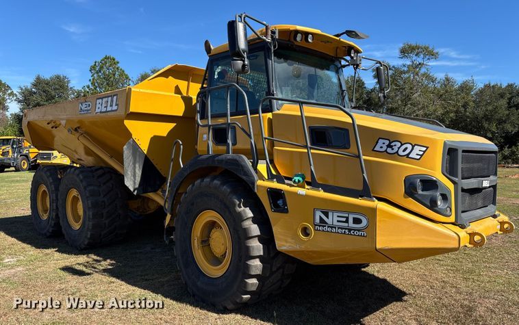 image for item EC3888 2022 Bell B30E articulated haul truck