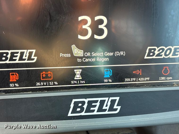 image for item EC3897 2022 Bell B20E articulated haul truck