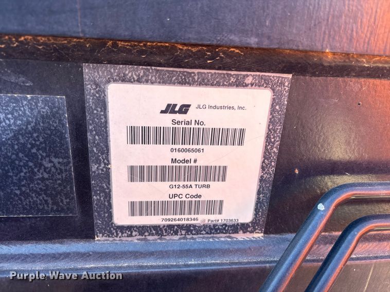 image for item EC8065 2015 JLG G12-55A telehandler