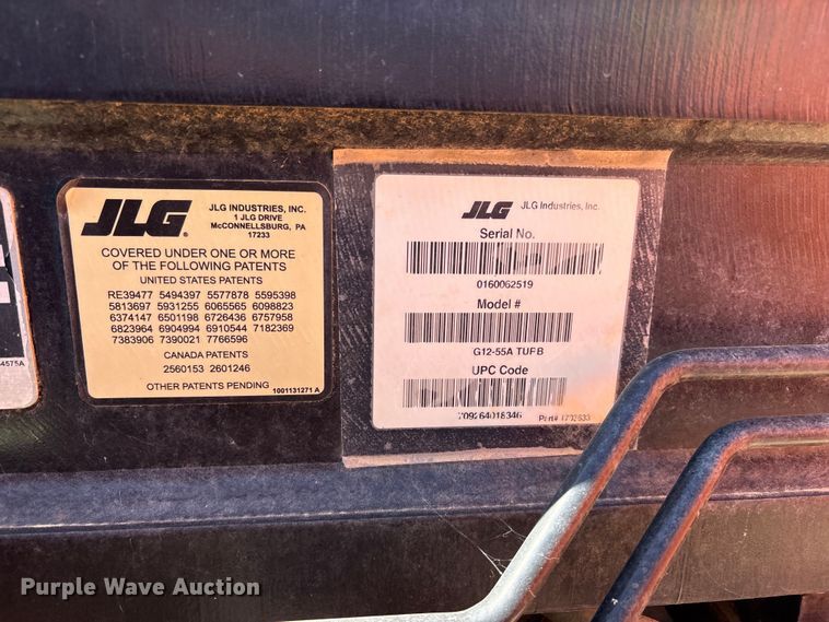 image for item EC8067 2014 JLG G12-55A telehandler