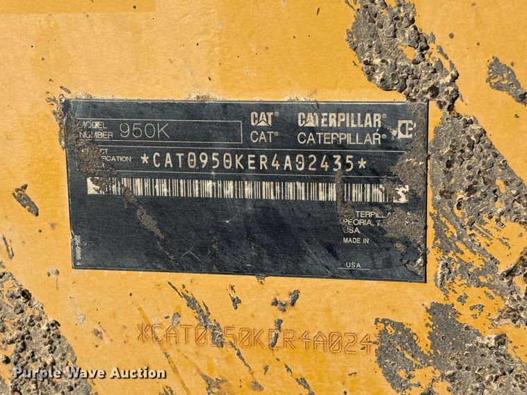 image for item EC8087 2014 Caterpillar 950K wheel loader