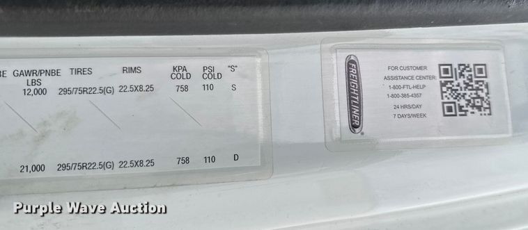 image for item ED1529 2017 Freightliner M2 box truck