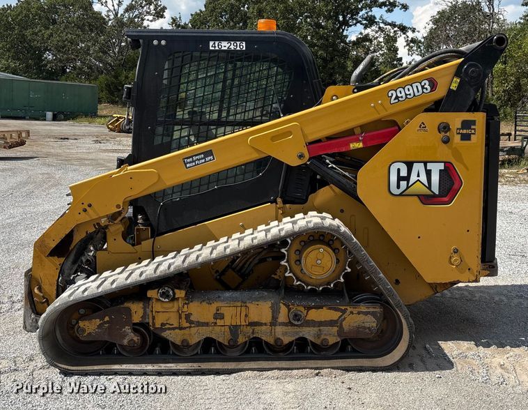image for item ED2224 2020 Caterpillar 299D3 tracked skid steer loader